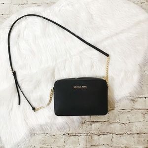 Brand New Black Michael Kors Jet Set Crossbody